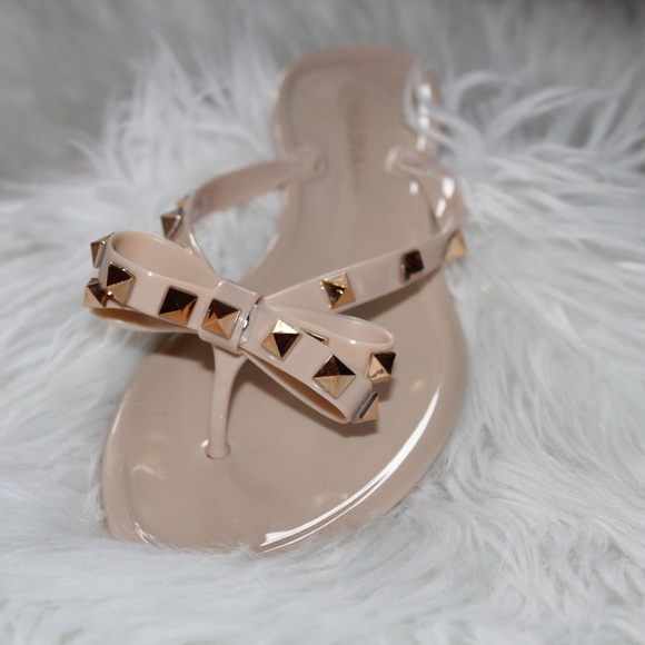 Bows Nude sandals🔥Last pairs🔥 - Picture 2 of 6